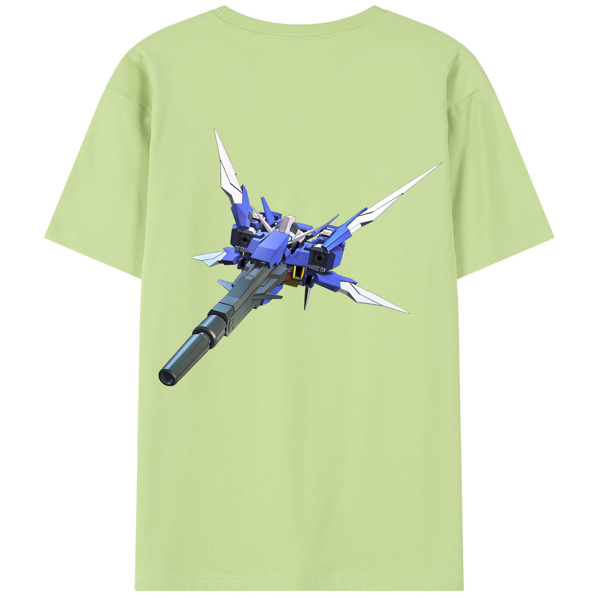 （画像用） 機動戦士ガンダム Mobile Suit Gundam 綿100％半袖Tシャツ（背面プリント）